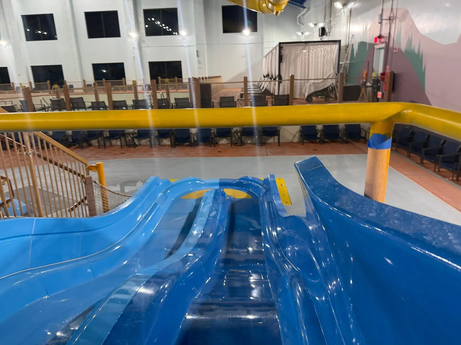Waterpark slide at Great Wolf Naples