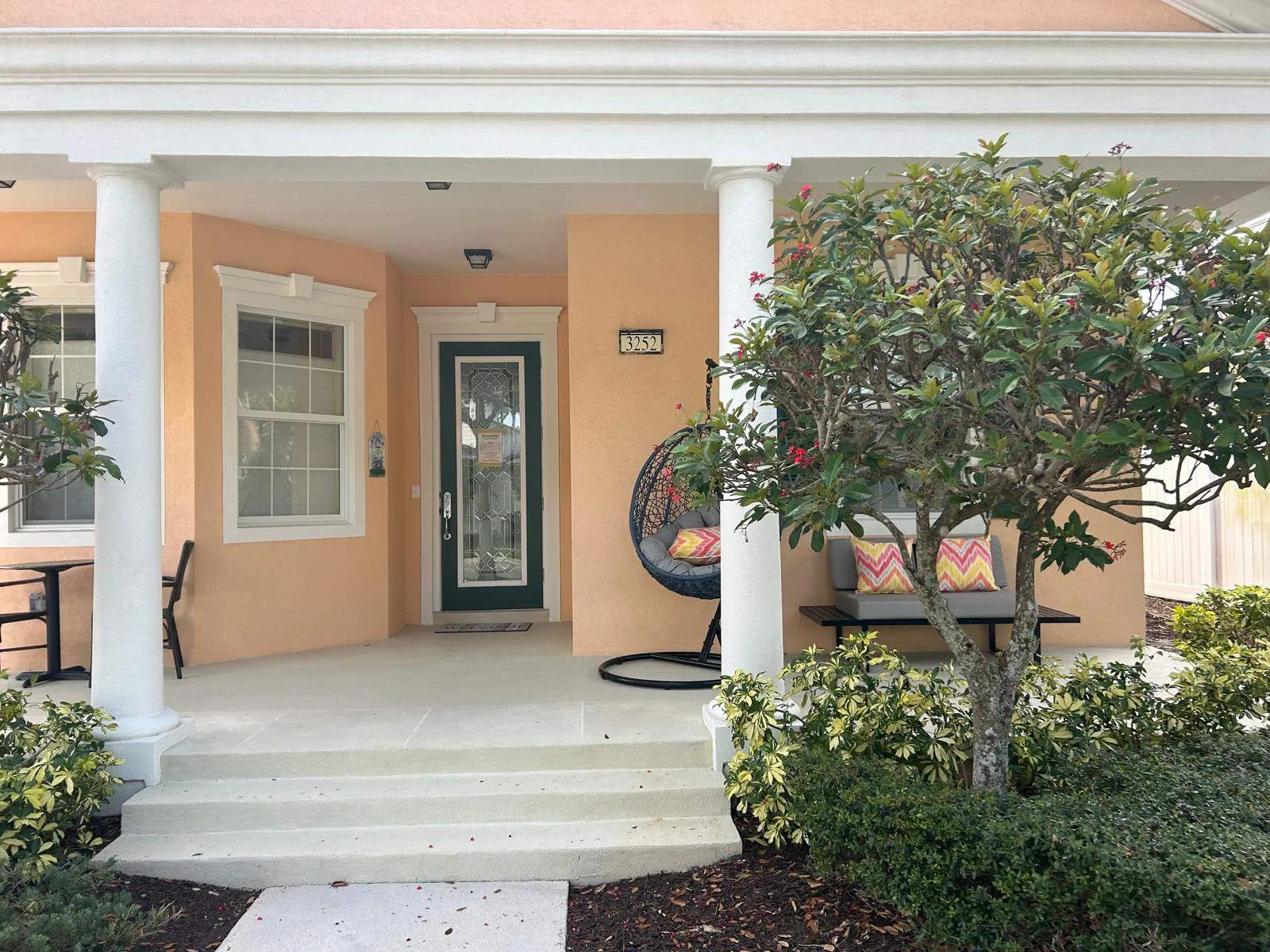 Porch and entry at Mallory Creek