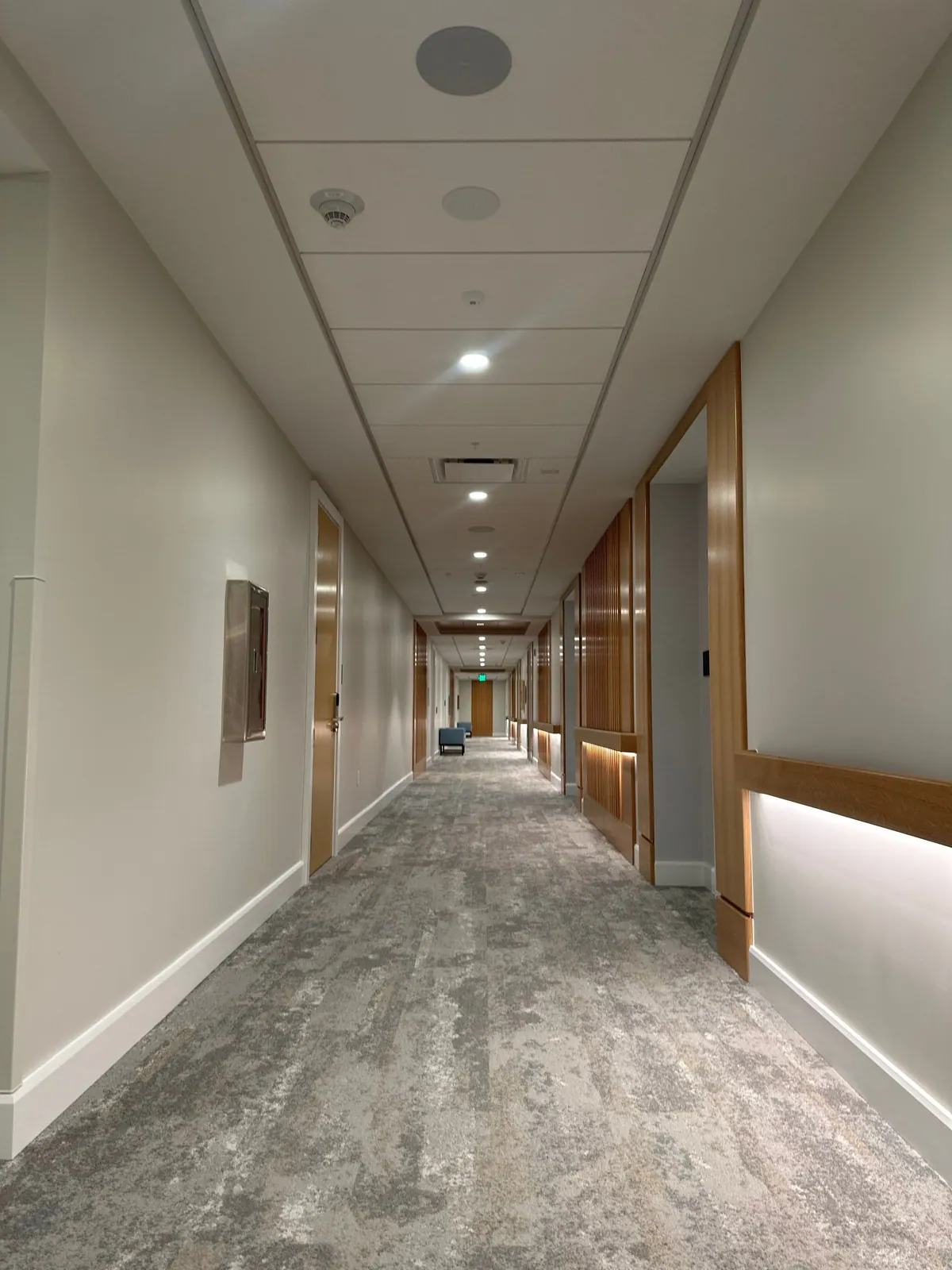 Finished corridor at Moorings Park Grand Lake