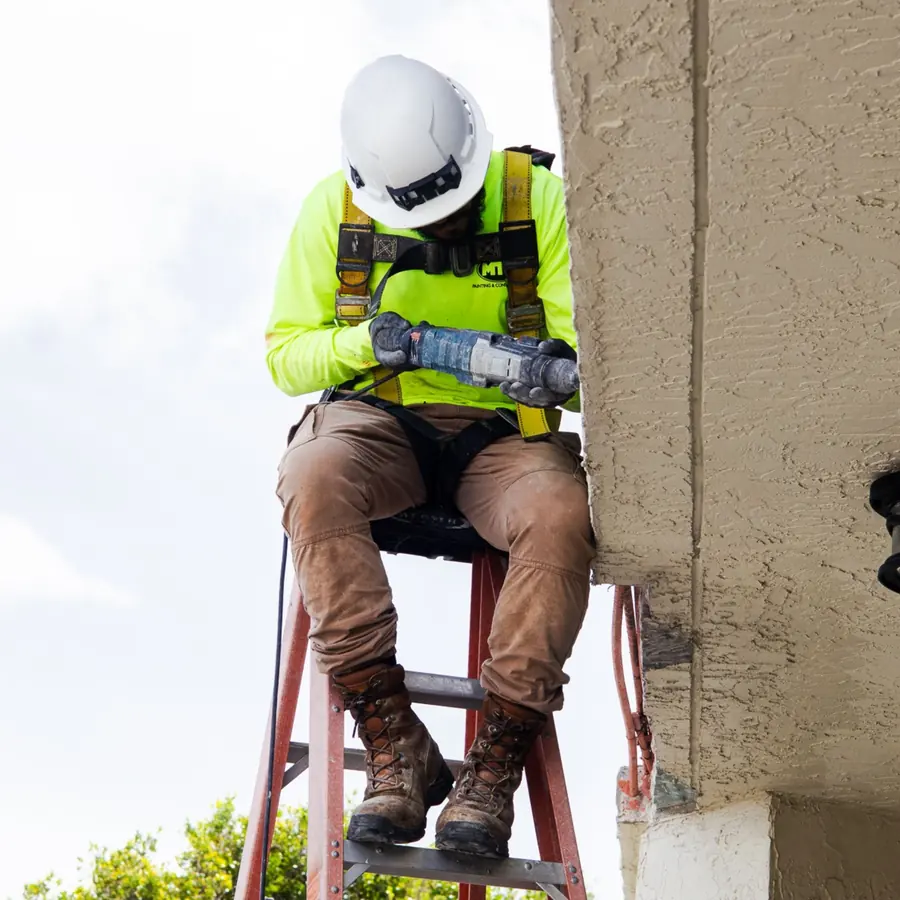 MTD painter on a project