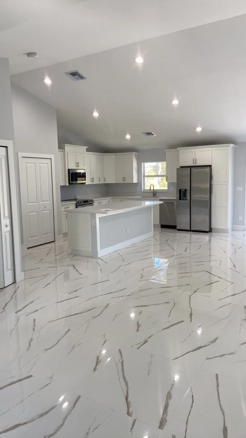 Kitchen in the Bradbury home