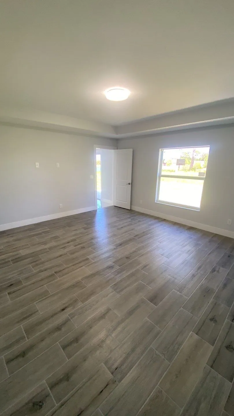 Bedroom in the Bradbury home