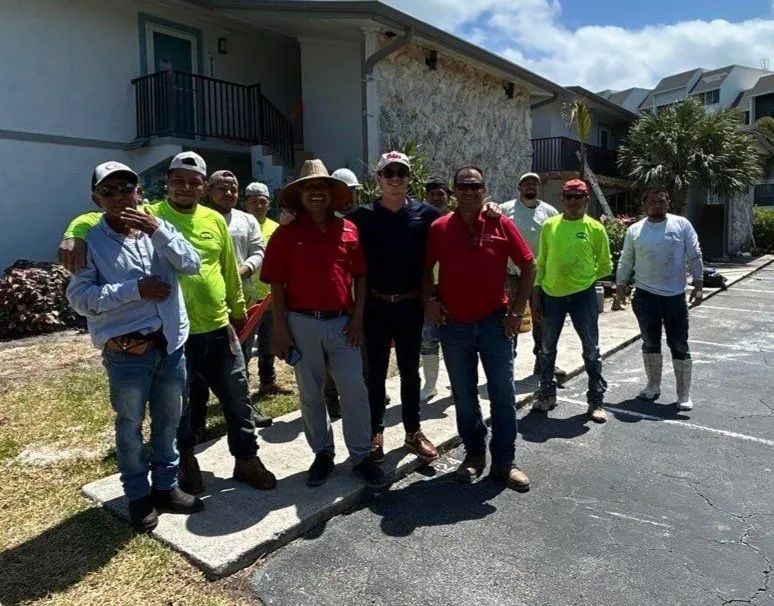 MTD project team on site at Ocean Villas